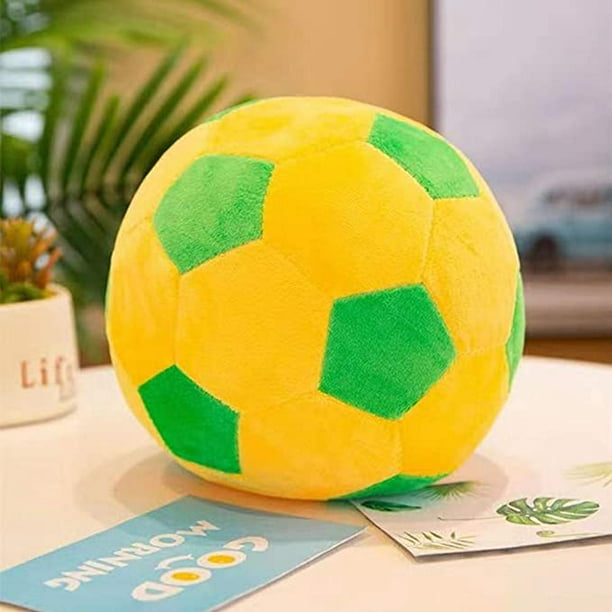 Pelota De Fútbol De Peluche Suave | Cojín Y Juguete Con Diseño Realista | Tamaño 19 Cm Y Peso 250 G | Regalo Ideal Para Fans Del Deporte | Decoración Y Abrazo