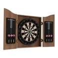 thumbnail image 3 of Wooden Dart Board Wall-Mounted Cabinet Dart Boards & 6 Darts for Adults Brown Homes, Bedrooms, Bars, Clubs, Offices, 3 of 21