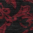 thumbnail image 3 of HomeRoots 665222 8 x 10 ft. Red & Black Medallion Washable Machine Made Rectangle Area Rug with UV Protection, 3 of 9