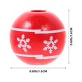 thumbnail image 2 of EeaseMX 70 cuentas de madera estilo navideño para decorar y hacer manualidades., 2 of 7
