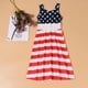 thumbnail image 4 of Ropa de primavera y verano Día de la independencia Bandera Madre e hija Vestido casual a rayas Fridja nalpqowj25328, 4 of 9