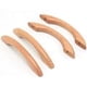 thumbnail image 4 of Set of 8 Wooden Furniture Handles 96mm Drawer Handles with Screws for Cabinet Door Dresser, 4 of 5