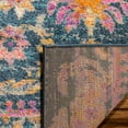 thumbnail image 5 of SAFAVIEH Madison Cuthbert Floral Area Rug, Blue/Fuchsia, 5'1" x 7'6", 5 of 8