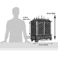 thumbnail image 4 of Homecrafts Home Temple, Wooden Temple, Pooja Mandir For Home (Large- 24 X 12 X 30 (Wxdxh) Inch, Walnut), 4 of 9