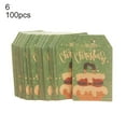 thumbnail image 2 of 100 Pcs Eco-friendly Christmas Tags Unique Pattern Paper Hanging Gift Labels  Ornaments for Home, 2 of 9