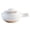 White, variant on Traditional Ceramic Casserole Pot with Handle Clay Cooking Pot for Rice Soup Stew Household Kitchen Cookware