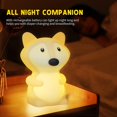 thumbnail image 4 of Luz Nocturna Lindo Zorro Luz Nocturna Para Niños, Lámpara Animal Portátil 9 Colores Luz Cambiante Luces Nocturnas Recargables Usb Para La Habitación De Los Niños, Regalos Para Mujeres, 4 of 5