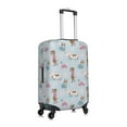 thumbnail image 3 of Uemuo Cute Snowflake Dachshund Printed Washable Luggage Cover - Fashion Suitcase Protector Fits 18-32 Inch Luggage -X-Large, 3 of 9