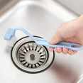 thumbnail image 6 of BYNNIX V Type Long Handle Toilet Brush Toilet Cleaning Brush 8 Inch Blue, Green, Pink Deep Cleaning Tool No Dead Corners, 6 of 15