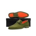 thumbnail image 5 of Men's TAYNO Shoes Soft Micro Suede Slip-on Loafer THE CAPRIO S Lime Green, 5 of 6