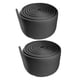 thumbnail image 1 of 2x Moldura De Zócalo 2 Metros Tiras De Rodapié Ligeras Anticolisión Negro, 1 of 8
