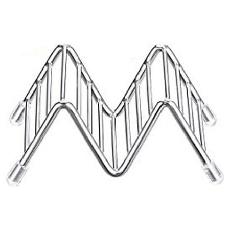 

Huarll Taco Holder Wave Shape Stainless Steel Taco Holder Display Holders Kitchen Food Rack Shell A