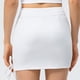 thumbnail image 5 of Falda pantalón atlética para mujer Faldas de tenis Falda pantalón de golf Falda casual para correr con correa de entrenamiento - Blanco, 5 of 6