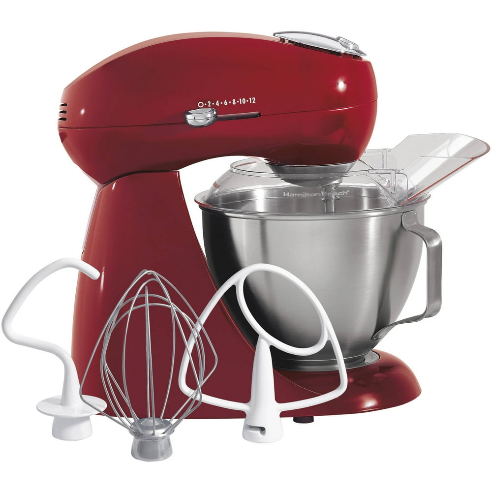 Hamilton Beach Eclectrics 4.5 Quart Stand Mixer, Red (63232) Walmart