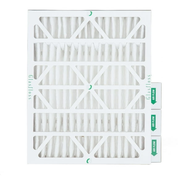 18x24x4 MERV 13 Pleated AC Furnace Air Filters by Glasfloss Industries. 4 Pack