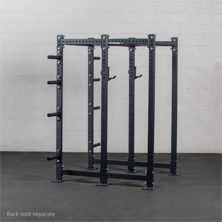 Kit D’extension Pour Rack De Fitness Titan X-3 - Boulons Courts, 24 Pouces De Profondeur - Noir, Acier
