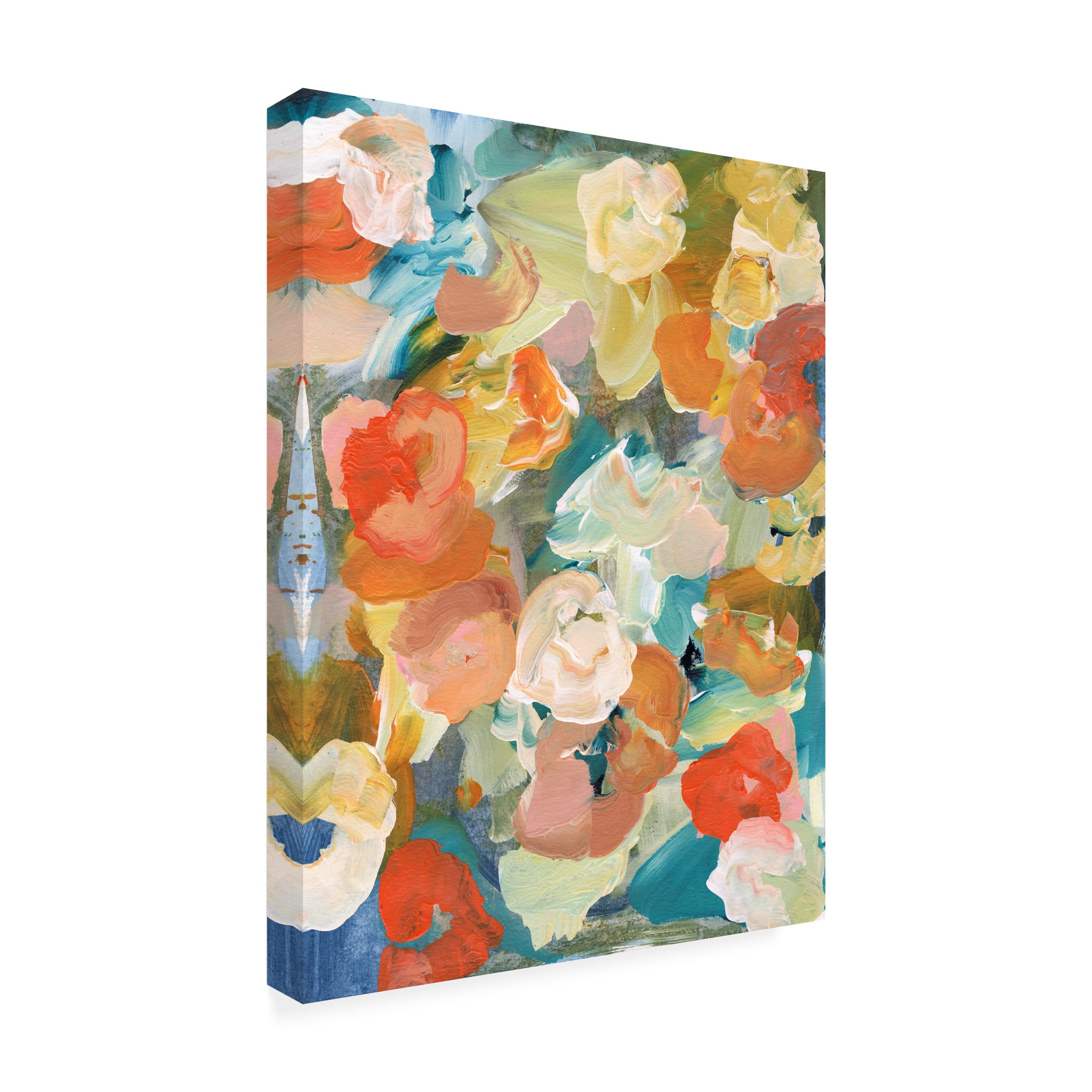 Jodi Fuchs 'Country Flowers I' Canvas Art