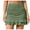 Army Green, variant on Swim Skirt For Women High Waisted Tummy Control Ruched Swimsuit Bottoms w Built In Briefs & Ruffle Skirt