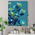 thumbnail image 4 of Eucalyptus Botanical Canvas Art, Blue Tone Floral Print, Modern Home Wall Decor, 4 of 8