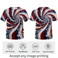 thumbnail image 3 of Rebaike Tie-Dye T-shirt American Flag Graphic Tee Shirt, 3 of 7
