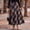 Green, variant on Women's Skirts Wool Blend A Line Maxi High Waist Skirt Tartan Pattern Wide Swing Hem Vintage Wear