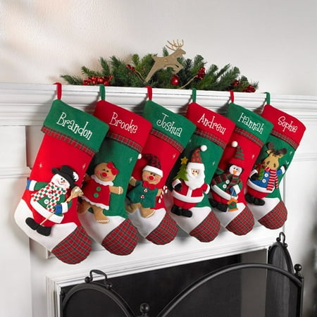 Personalized Festive Plaid Character Chr