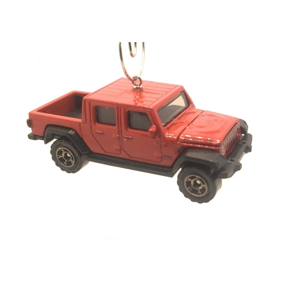 Christmas Ornament for Jeep Gladiator Dark Red