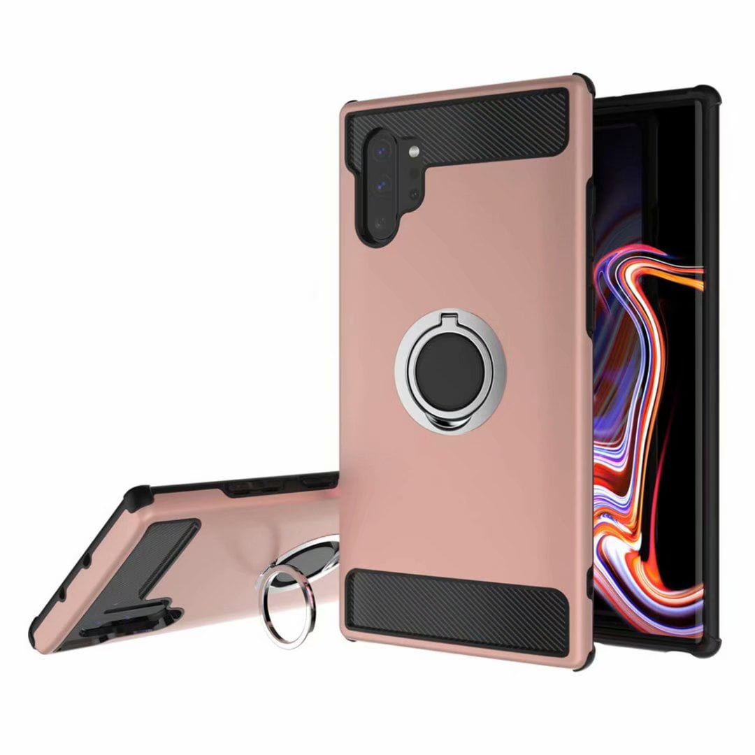 Phone Case for Samsung Galaxy Note 10 Plus with Ring Holder Stand Hard