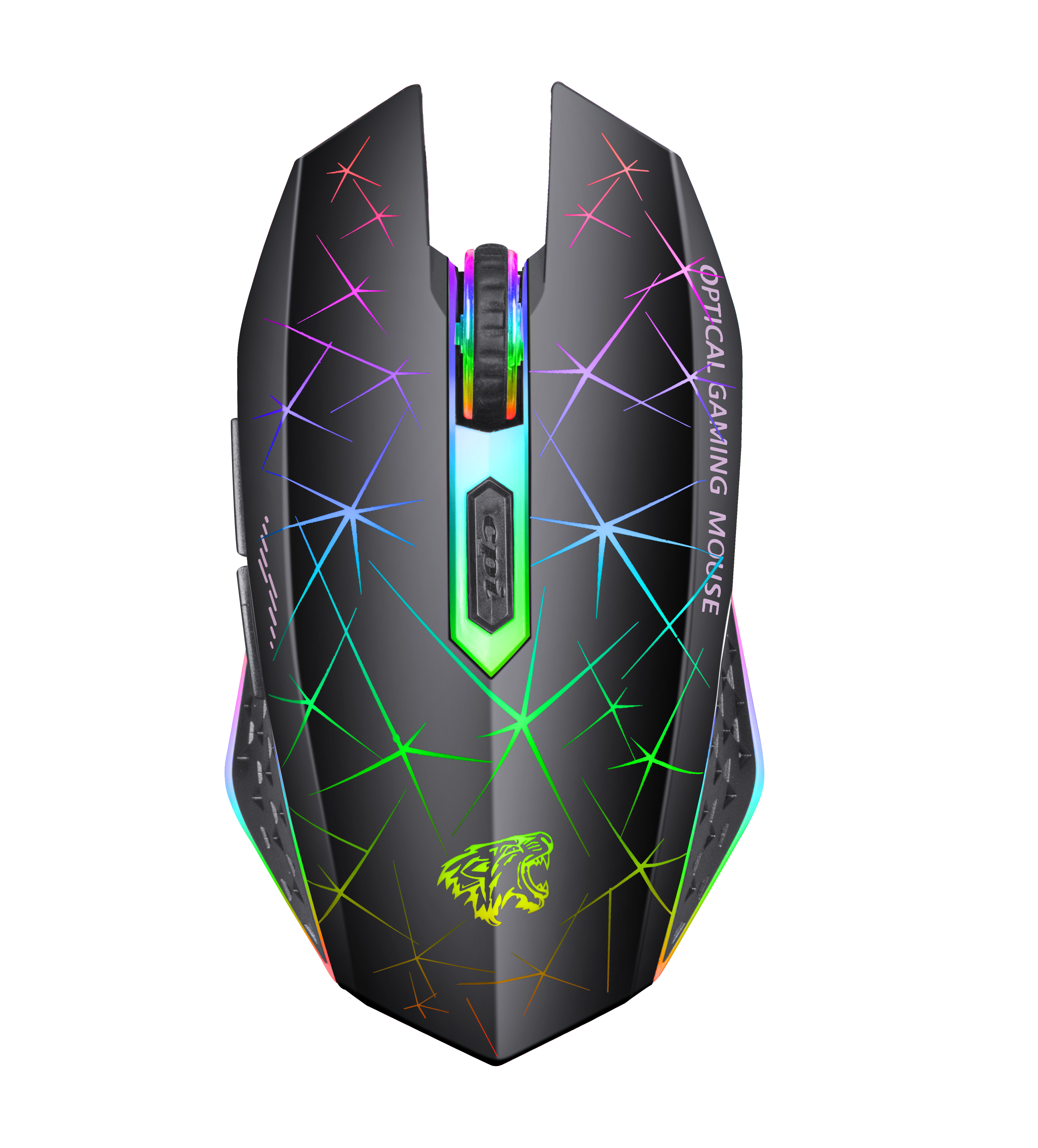 TENMOS Wireless Gaming Mouse, Rechargeable, Silent, LED, Black photo 5