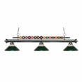 thumbnail image 7 of Z-Lite Shark 3 Light Billiard Light in Brushed Nickel, 7 of 7