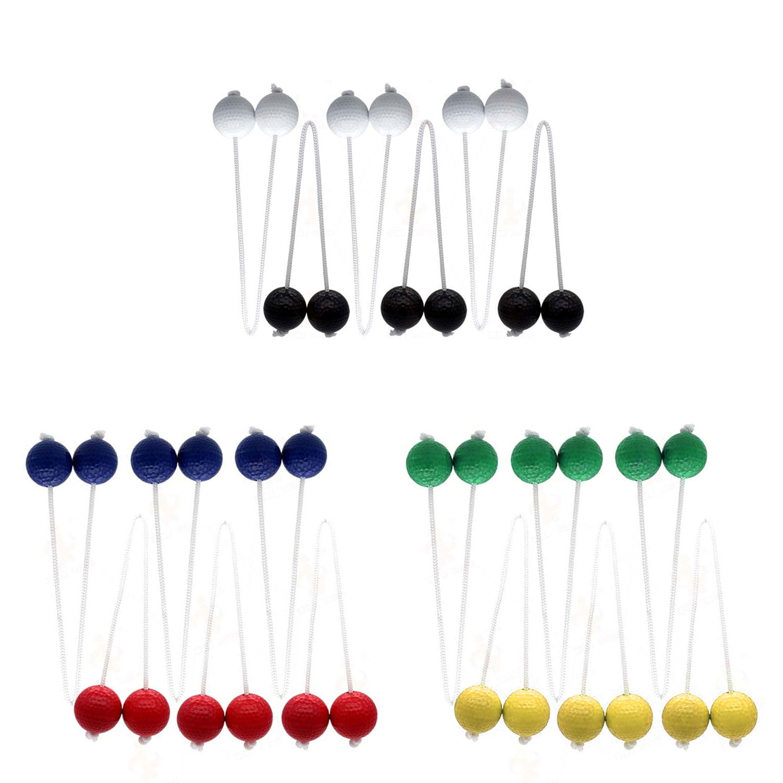 6Pcs Hard Golfs Training Replacement Ladders Toss Game Outdoor Lawns Yard Golfs Throwing Easy to Use