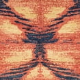 thumbnail image 1 of Ahgly Company Indoor Square Abstract Fire Brick Red Abstract Area Rugs, 3' Square, 1 of 6