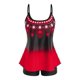 thumbnail image 1 of Talla grande Ombre Imprimir Boyless Boyshort Tankini Traje de baño Rosegal Blusas Tallas Grandes, 1 of 5