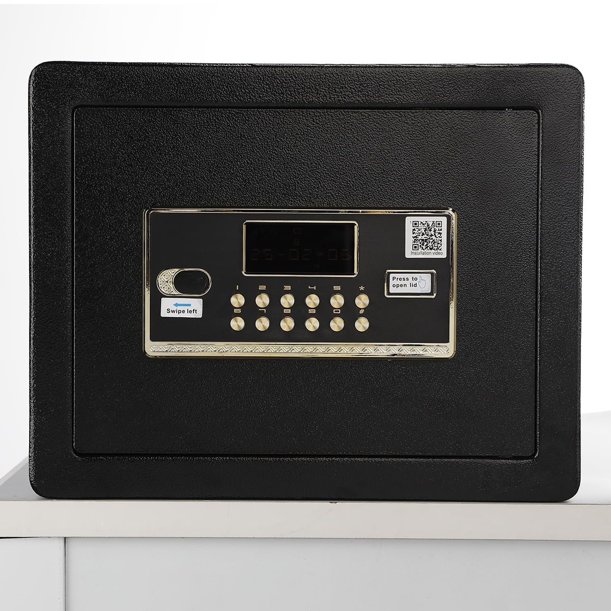 ZLHSAFE 2.5 Cuft Safe Box for Home, Electronic Safe with Fireproof Bag, Safe with Digital Keypad & Adjustable Shelf(Black)