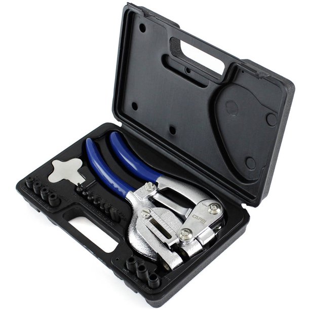 Capri Tools 21050 Metal Hole Punch Set with Puncher, 16 Piece