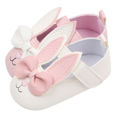 

eczipvz Toddler Shoes Baby Sneakers Fashionable New Pattern Cute Rabbit Hook Loop Breathable Flat Bottomed Comfortable Sandals 7c Boys Shoes (Red 1 )