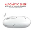 thumbnail image 5 of T15 2.4G Rechargeable Wireless Mouse Mute Design Office Mouse 500 MA Suitable For Office Games White, 5 of 10
