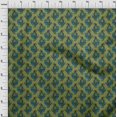 thumbnail image 3 of oneOone Cotton Jersey Light Green Fabric Bird Block Fabric For Sewing Printed Craft Fabric By The Yard 58 Inch Wide, 3 of 4