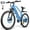 blue, variant on ZNH 750W Electric Bike for Adults Ebike，26'' Electric Mountain Bicycle w 48V 13Ah Removable Battery, Max 20mph, 7 Speed,UL2849 ,Black