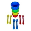 Sesame Street Beginnings Easy Grip Cutlery and Stacking Cups Set