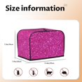 thumbnail image 5 of Lsque Rose Red Glitter Print 2 Slice Toaster Cover , Kitchen Appliance Dustproof Protector , Toaster Protector Dustproof Kitchen Appliance Cover, 5 of 7