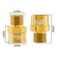 thumbnail image 3 of MUQZI Pedal Extender Left Right Signs Bike Pedal Extender Adapter (Oro) Ehuebsd Accesorios para bicicletas, 3 of 6