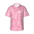 thumbnail image 1 of Balery Breast Cancer Awareness Camisas hawaianas de manga corta para hombre, camisas playeras de corte holgado, camisas de vacaciones con botones,Small, 1 of 7