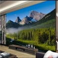 thumbnail image 1 of 3D Wallpaper Mountain Forest Landscape Papel SKU# WAL0229, 1 of 1