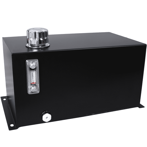 Hydraulic Fluid & Fuel Tank 10 Gal Heavy Duty Steel w/ Gauge & Filter