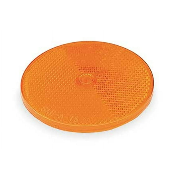 GROTE 40093 Reflector,Screw-On,Yellow,Dia 2 1/2 In