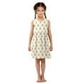 thumbnail image 6 of Girls Dress Teddy Bear Bow Sleeveless Dress for Girls Hem A-Line Casual Sundress, 6 of 7