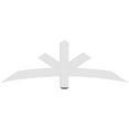 thumbnail image 4 of 60"W x 20"H x 2"D x 4"F, 8/12 Pitch, Alberta Architectural Grade PVC Gable Bracket, 4 of 8