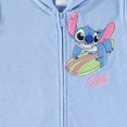thumbnail image 4 of Disney Lilo & Stitch Hooded Swimsuit Cover-Up with Ears Zip-Up Beach Robe (Girls), Sizes 7-12, 4 of 5