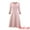 Pink, variant on DARING DIVA Elegant A-Line Midi with 3/4 Sleeves Dress S Navy Blue